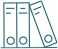 Documents and binders illustration
