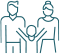People meeting together illustration
